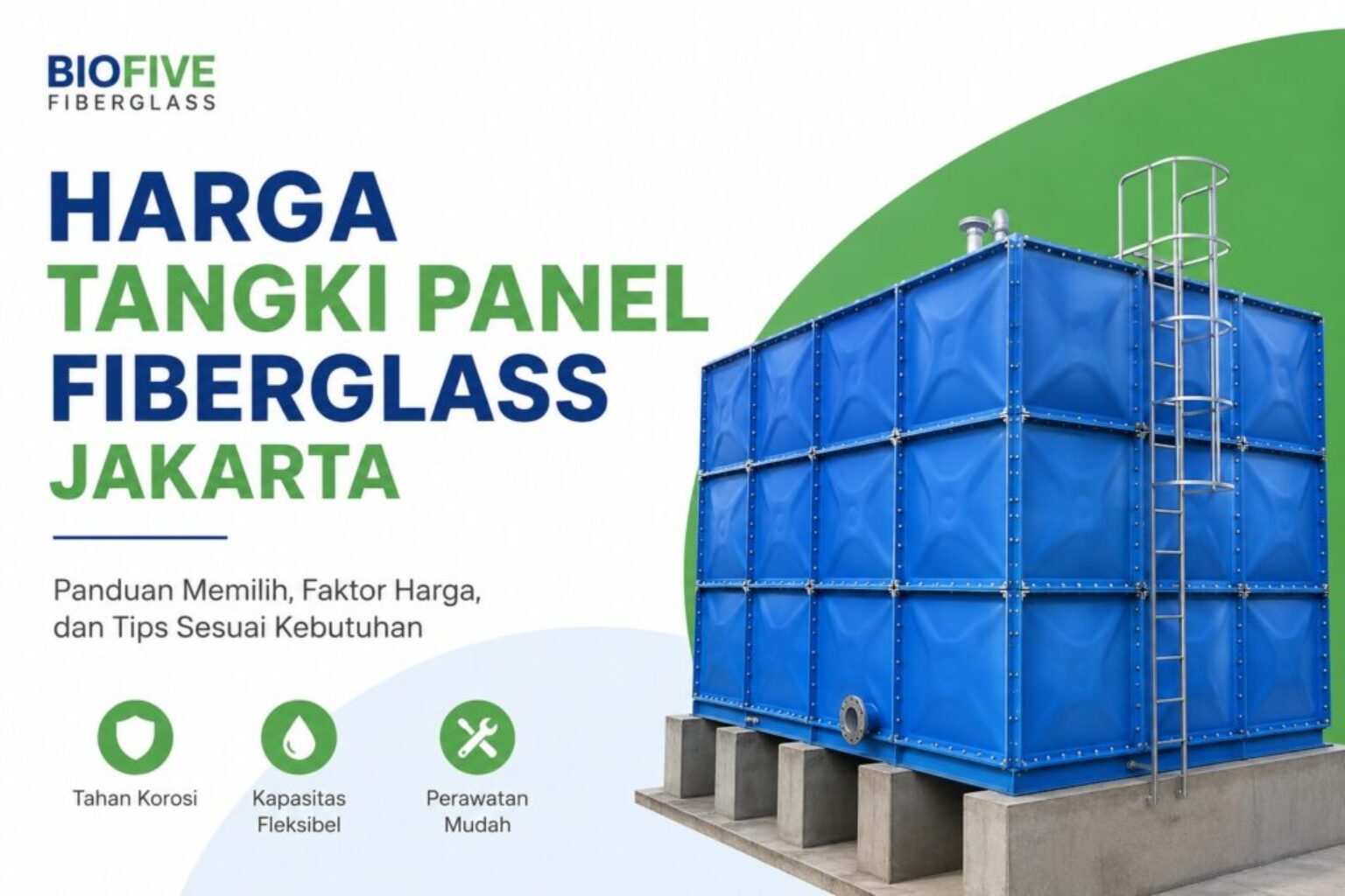 Harga Tangki Panel Fiberglass Jakarta